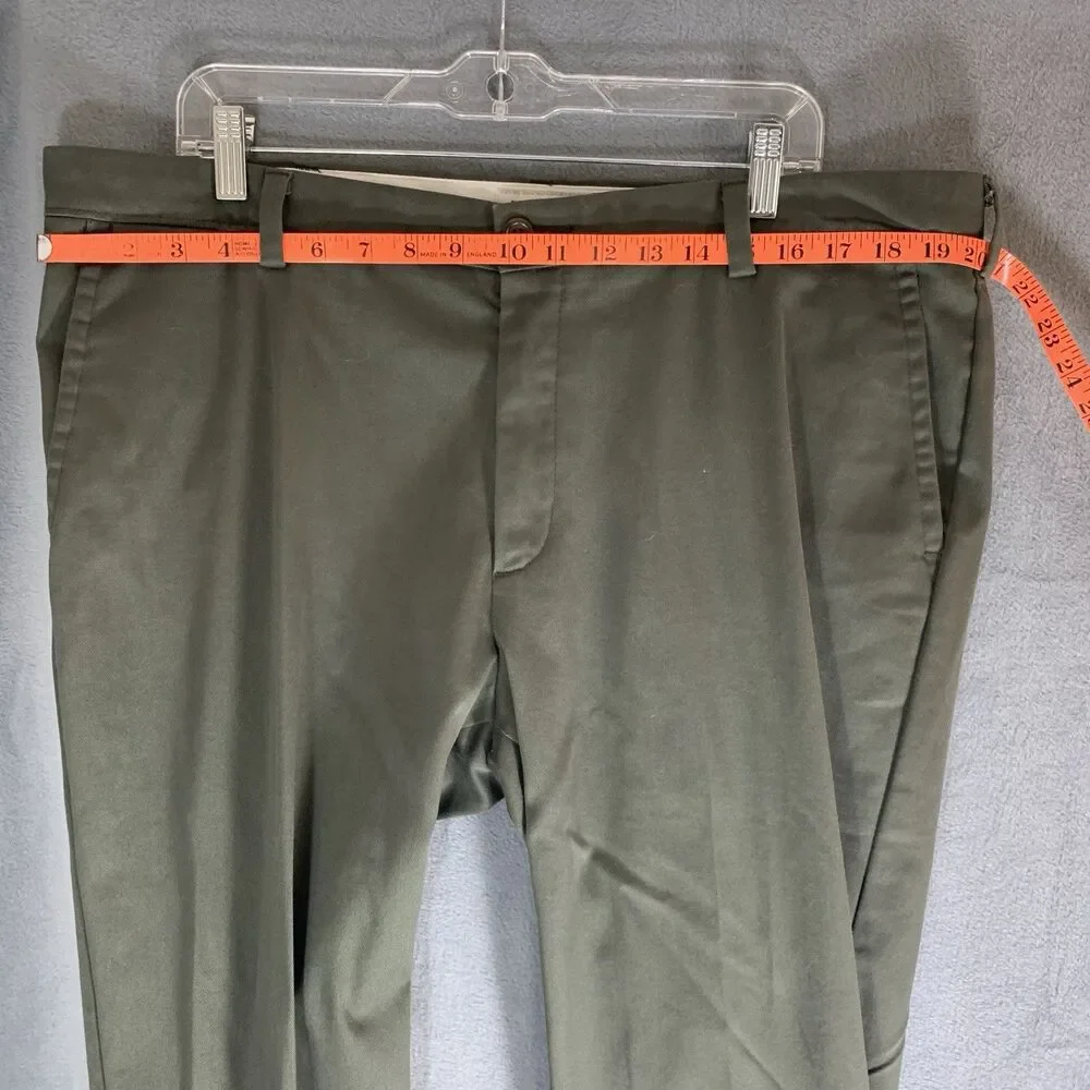 Dockers Pants Men 40x32 Dark Gray Straight Fit Business Casual Church Wedding